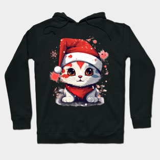 Christmas Cat - Winter Holiday Gift Hoodie